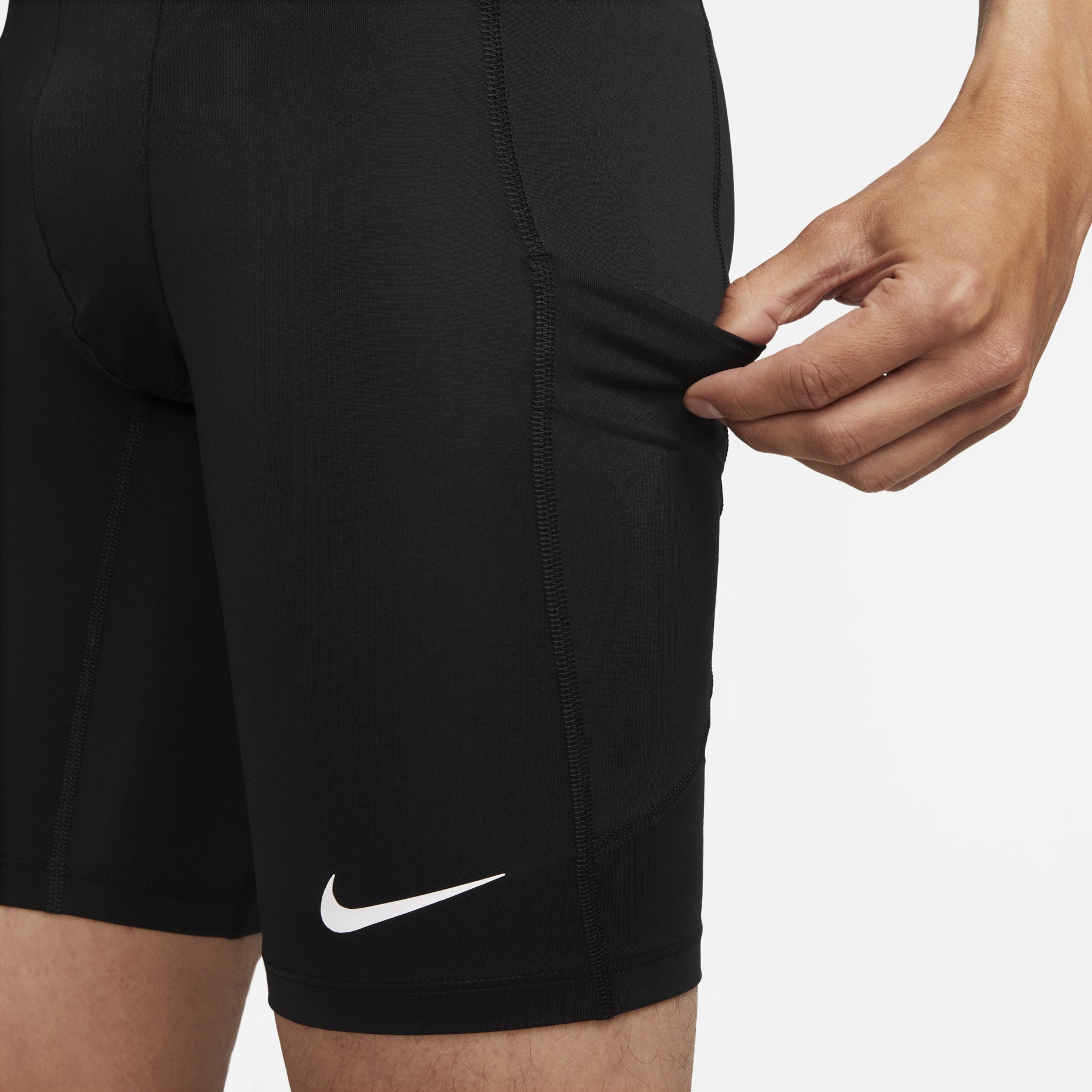 Nike Pro Dri-FIT Fitness Long Shorts 'Black' FB7964-010