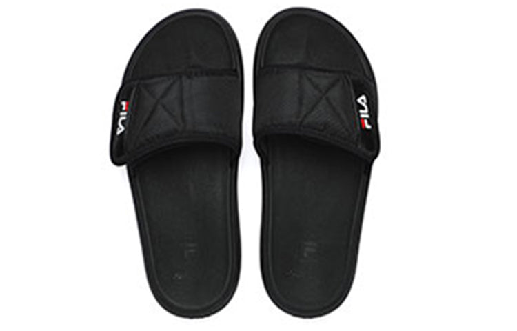 FILA FUSION Donut Slippers 'Black' T12M227506FBA