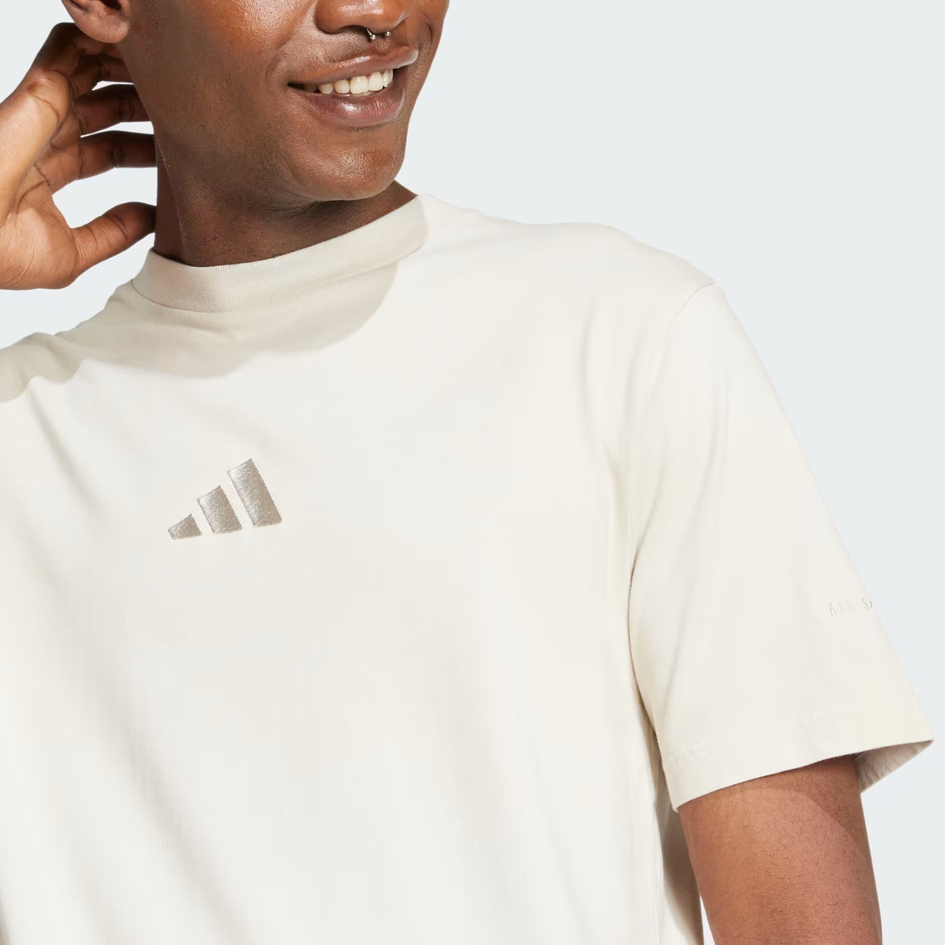 adidas All SZN Dip-Dye T-Shirt Asia Sizing 'Beige' JJ3696
