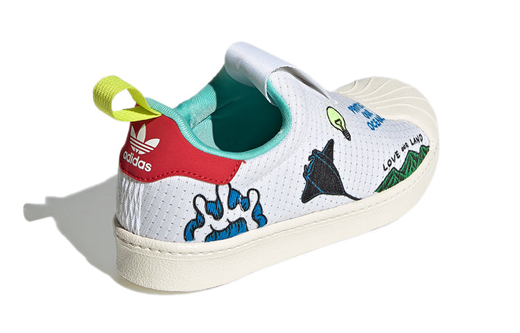 (PS) adidas Aaron Kai x Superstar 360 Primeblue J 'Pop Art Style Waves' FX4920