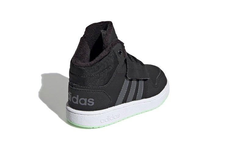 (TD) adidas Hoops Mid 2.0 'Black White Green' EE6711