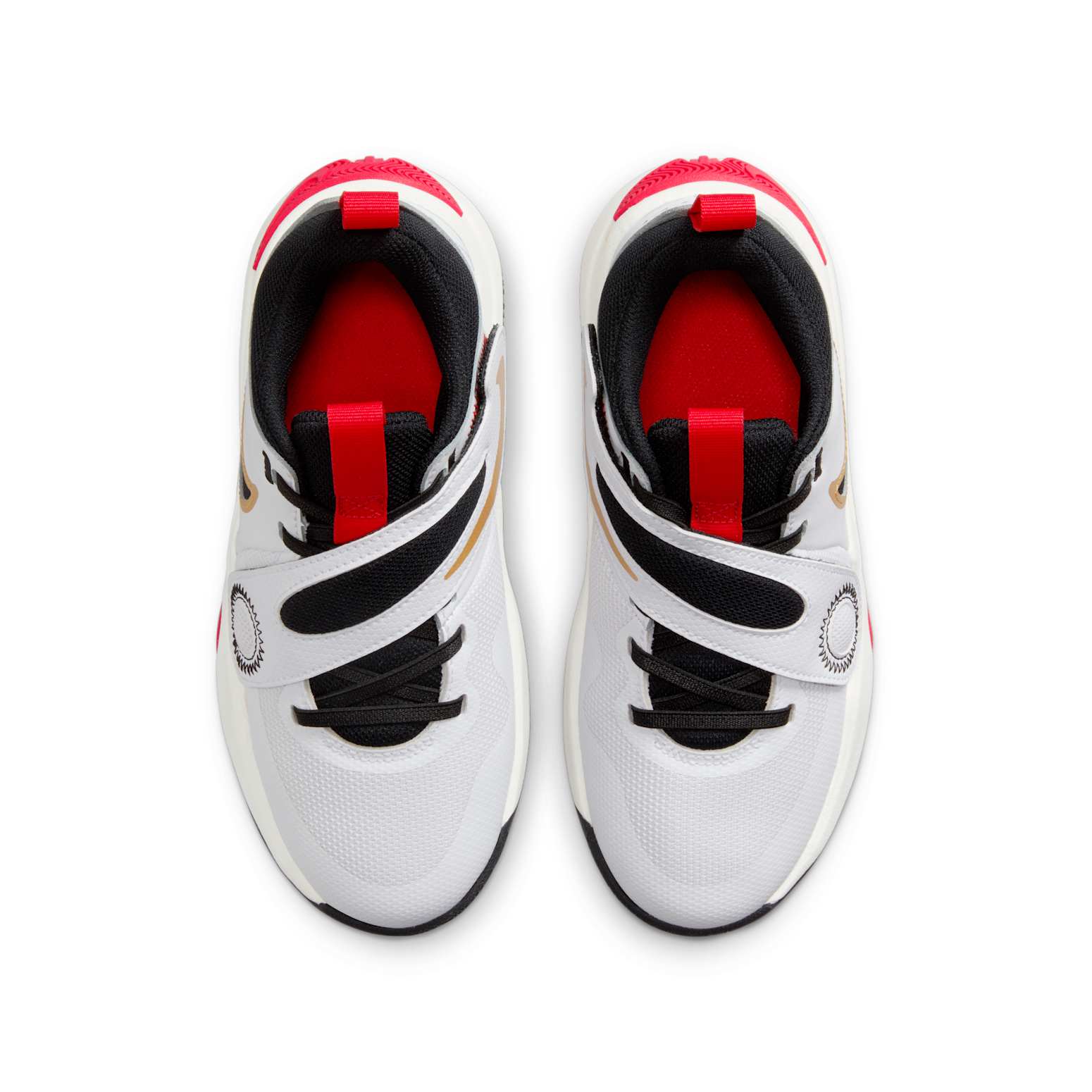(GS) Nike Team Hustle D11 'White Gold University Red' DV8996-104