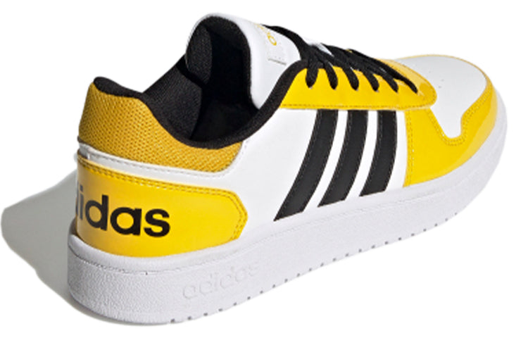 (WMNS) adidas Hoops 2.0 'White Yellow Black' H01212