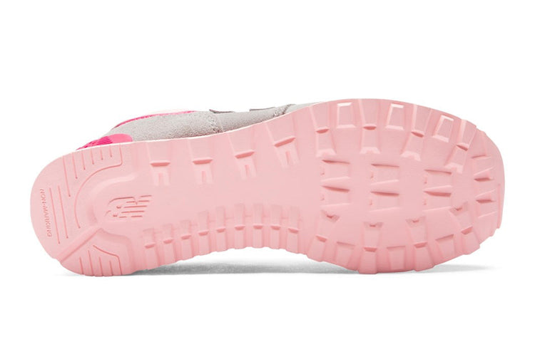New Balance 574 Kid's Shoes Grey/Pink GC574HB