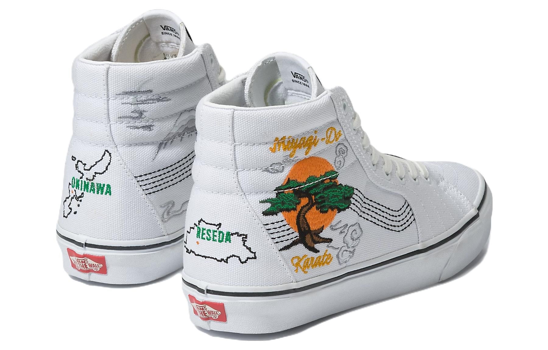 Vans SK8-HI x Cobra Kai 'White Yellow Green' VN0A32QGAHP