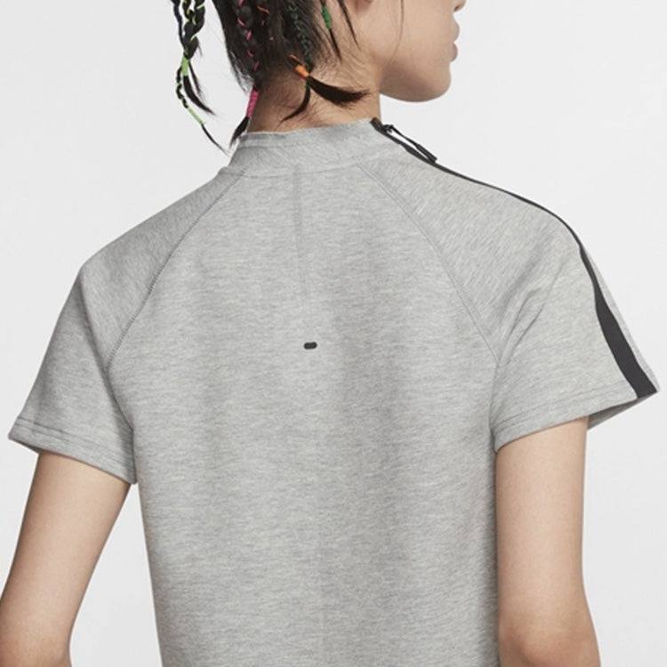 (WMNS) Nike Sportswear Tech Fleece Round-neck Grey Gray CD4208-063