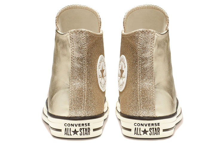 (WMNS) Converse Chuck Taylor All Star Shiny Metal High Top Gold 564851C
