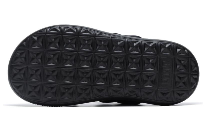 (WMNS) PUMA Mayu Puffy Slides 'Black' 399450-02