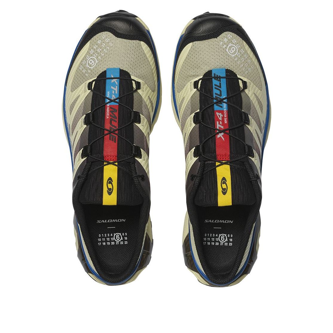SALOMON x MM6 Maison Margiela XT-4 Mule 'Transparent Yellow Lapis Blu' 475360