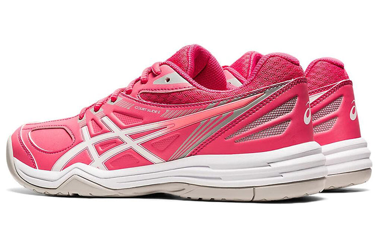 (WMNS) ASICS Court Slide 2 'Pink White' 1042A149-700