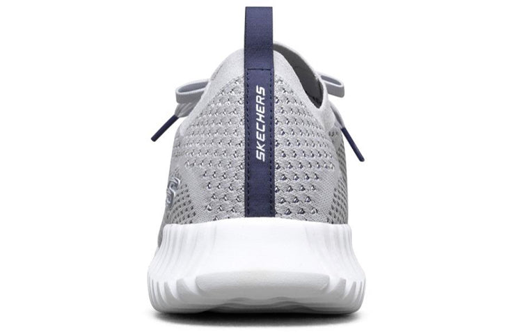 Skechers Elite Flex Grey/White/Blue 52865-LTGY