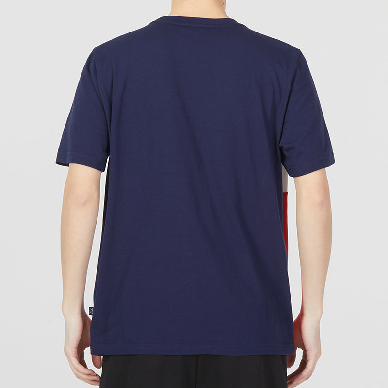 PUMA Ess Colorblock Logo Tee 'Red' 677859-06