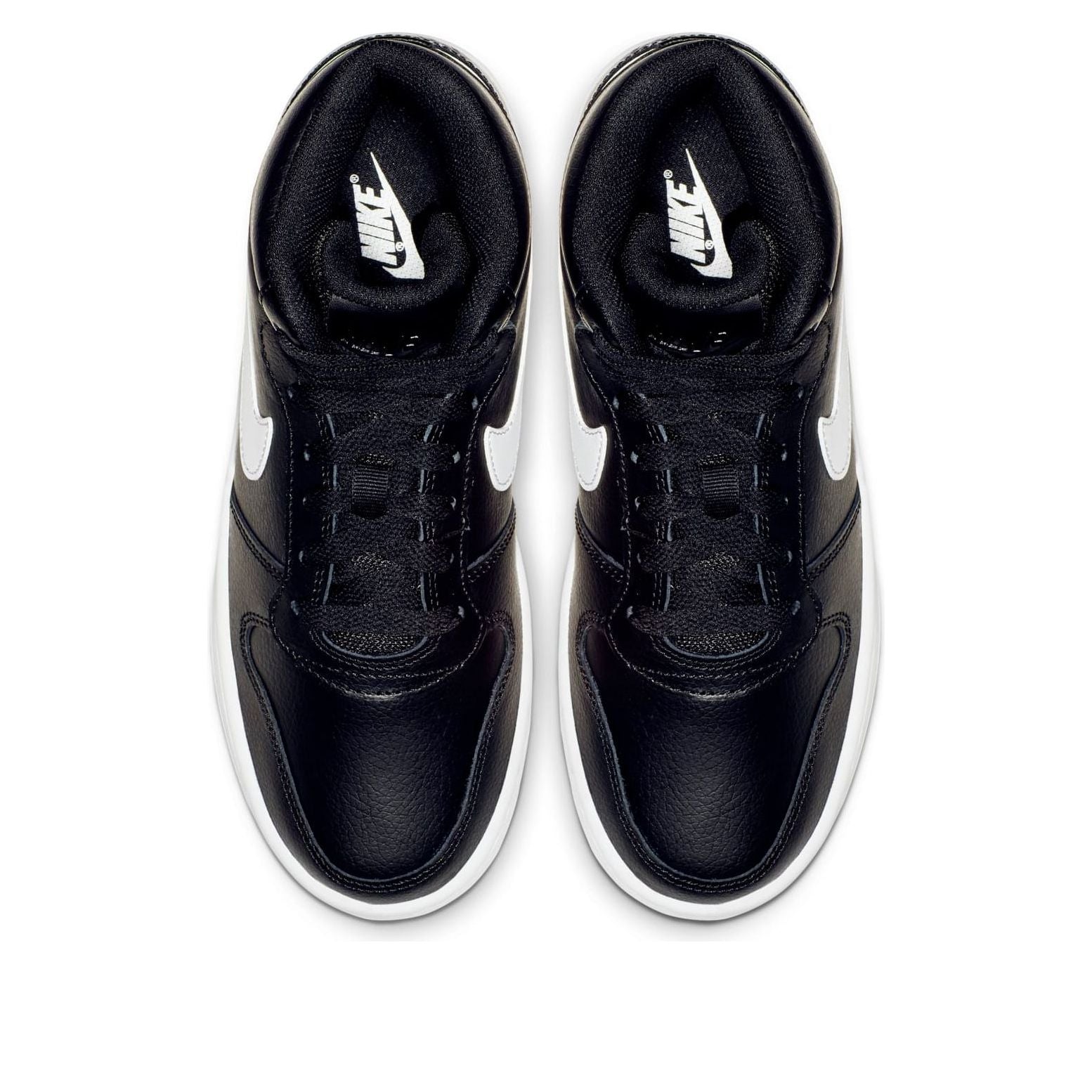 (WMNS) Nike Ebernon Mid 'Black White' AQ1778-001