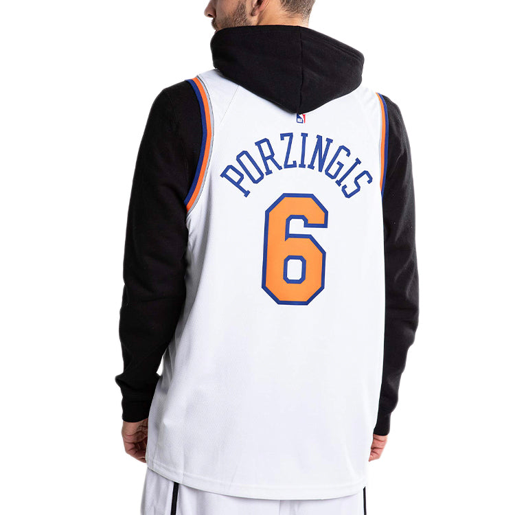 Men's Nike Knicks Home White Jersey 864435-100