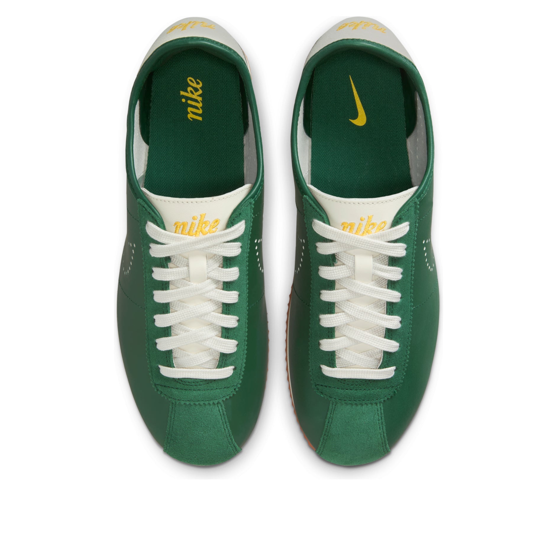 (WMNS) Nike Cortez Leather 'Gorge Green Amarillo Gum' HQ1841-300