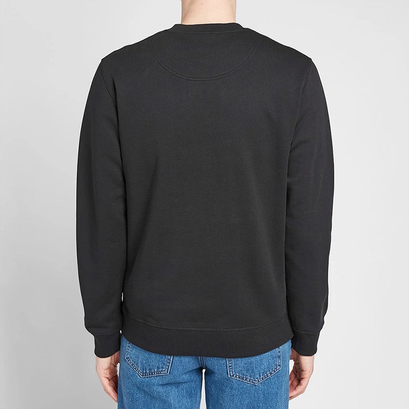 Men's KENZO Eye Embroidered Long Sleeves Round Neck Black F965SW0554XC-99
