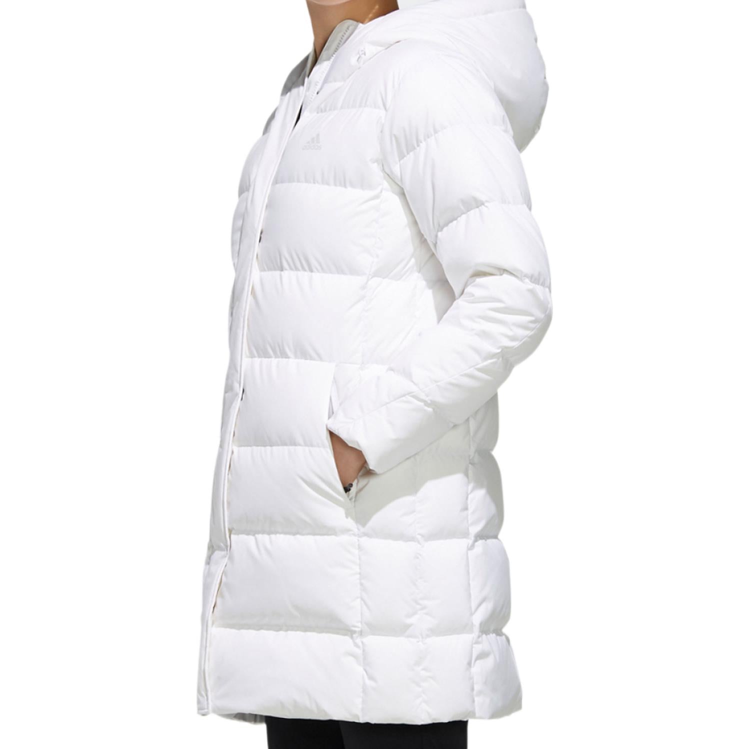 (WMNS) adidas Long Padding Prime Long Down Jacket Asia Sizing 'White' FQ7570
