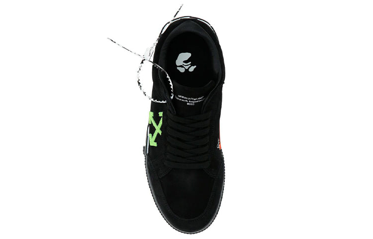 Male Off-White Skate shoes 'Black Green' OMIA085S21LEA0021055