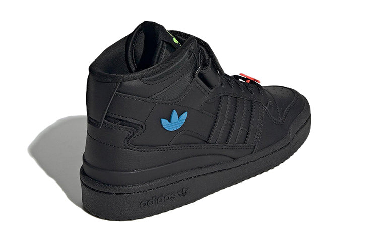 (GS) adidas Forum Mid Shoes 'Trefoil Pins' GY9237