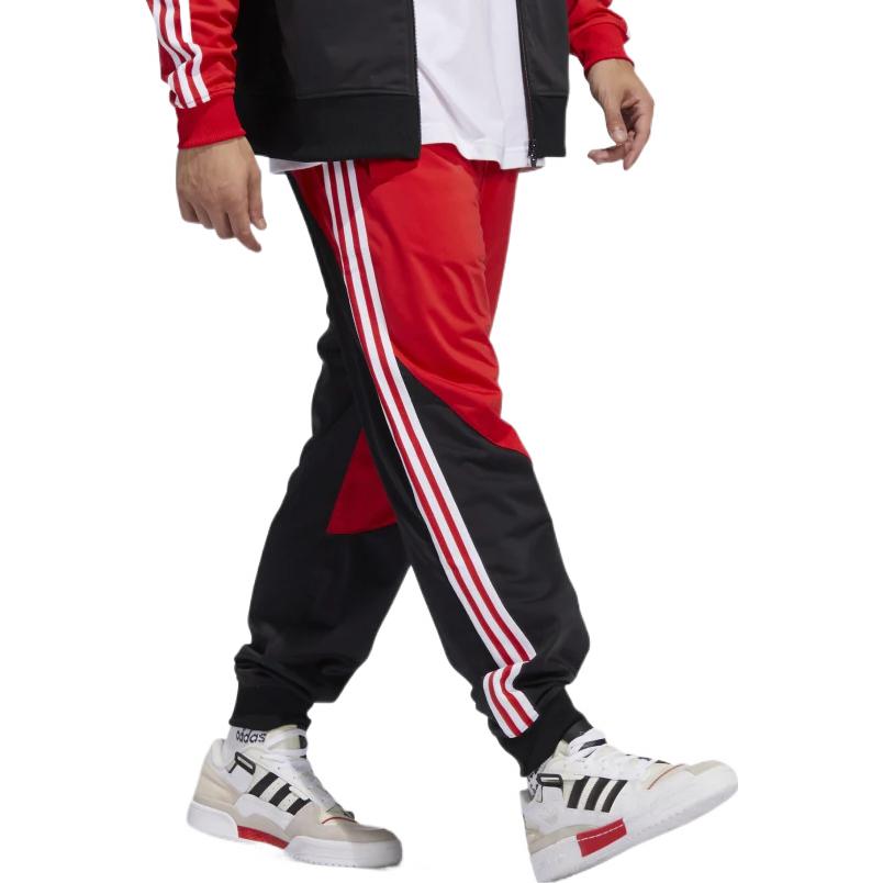 adidas SST Blocked Track Pants 'Red Black' HC2078