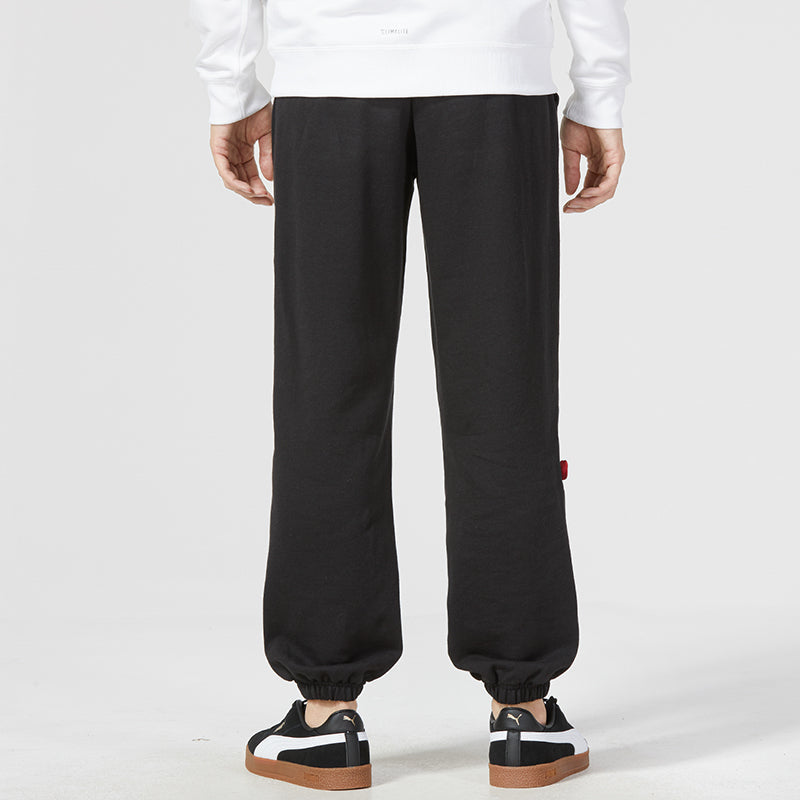 PUMA Team Badge Regular Track Pants 'Black' 677378-01