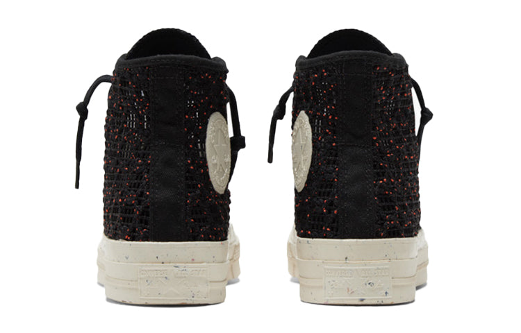 (WMNS) Converse Chuck 70 High 'Speckled Black Crochet' 570784C