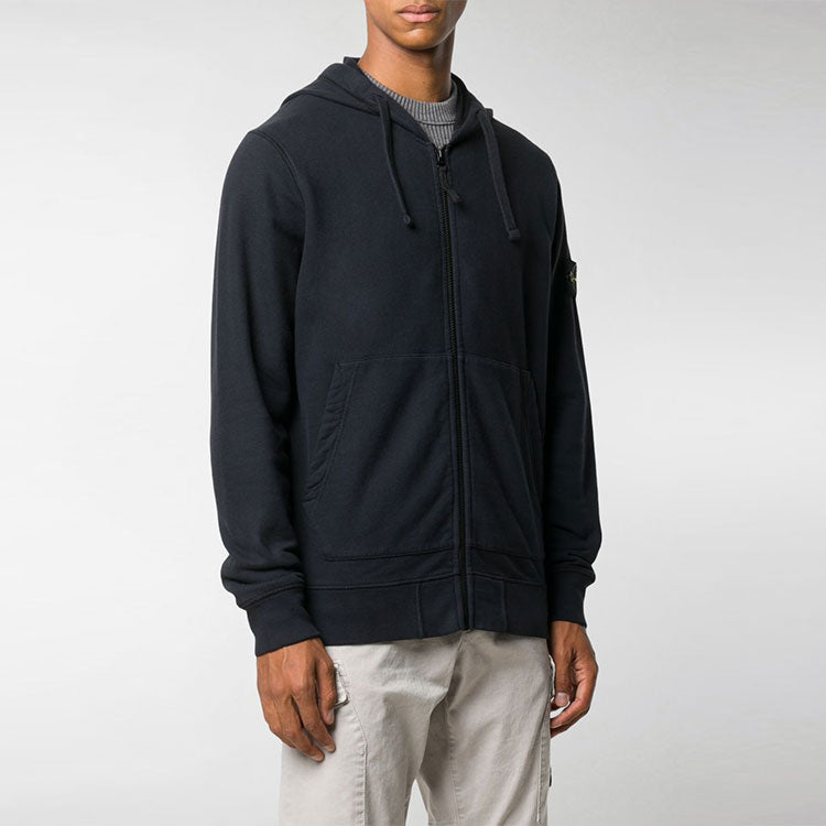 Men's STONE ISLAND Sleeve Zipper Blue 731564220-V0020