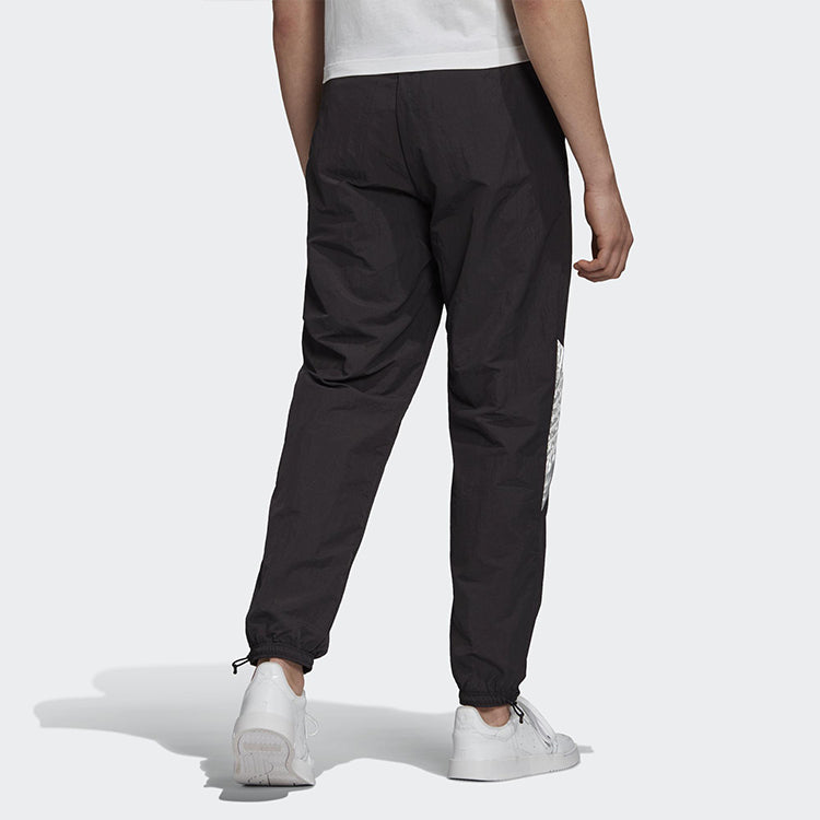 adidas originals Tolima-02 Trackp Reflective Logo Casual Training Sports Long Pants Black GD5804