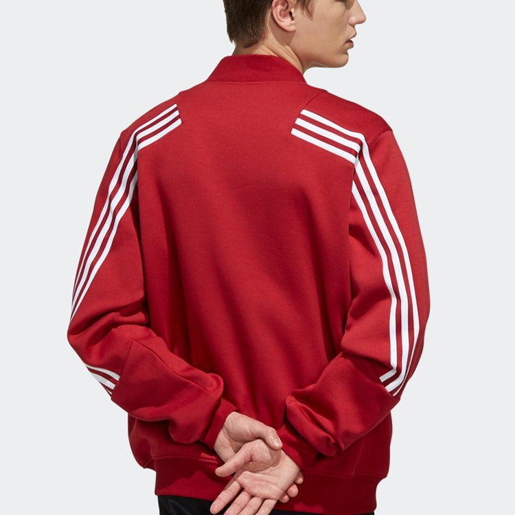 adidas neo M CS SV JKT Sports Jacket Red EI4742