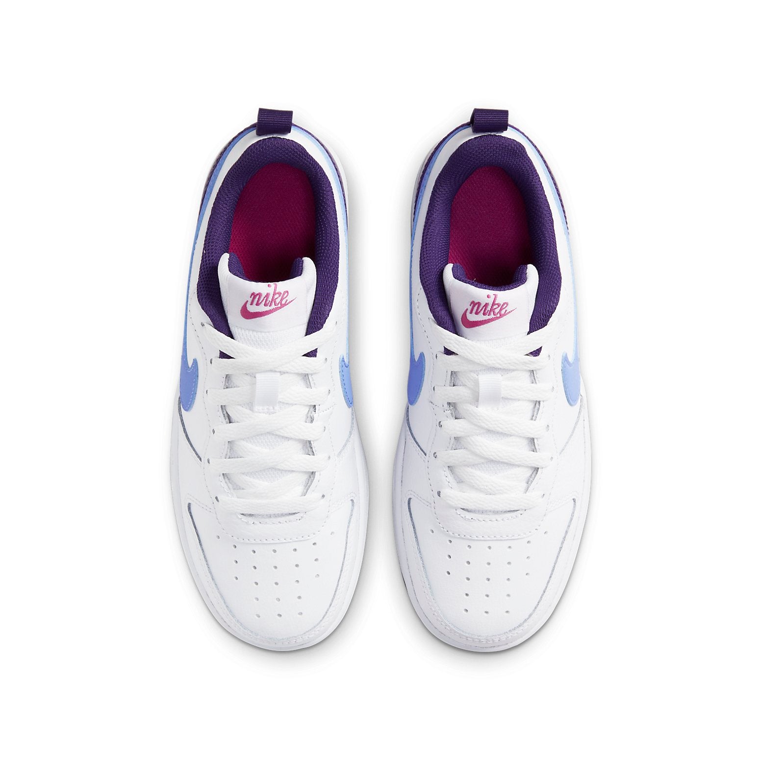 (GS) Nike Court Borough Low 2 'White Royal Pulse' BQ5448-106