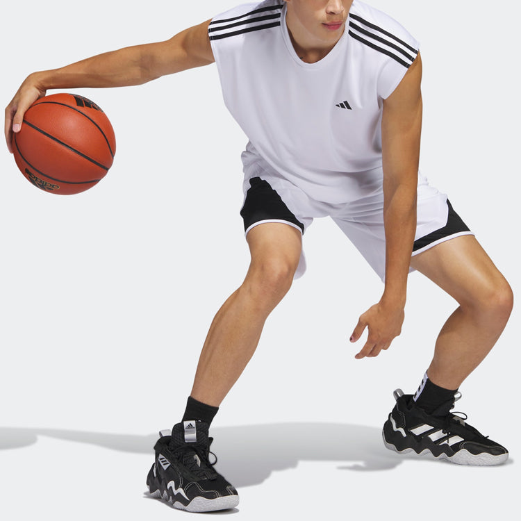 adidas All-World Sleeveless Tank Top 'White Black' IC2468