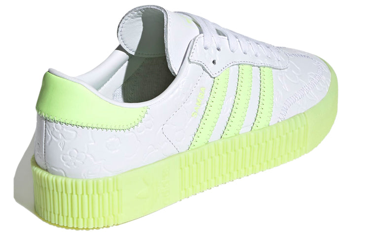 (WMNS) adidas Sambarose 'White Green' FV0771