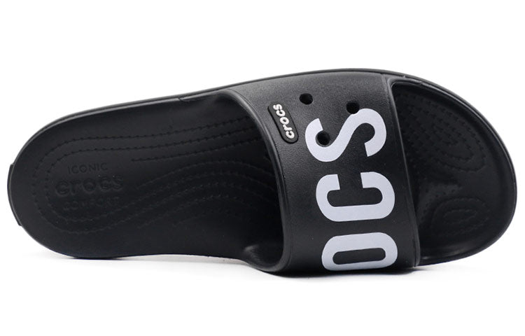 Crocs Printing Sandals 3rd Generation Slippers Black 206003-066