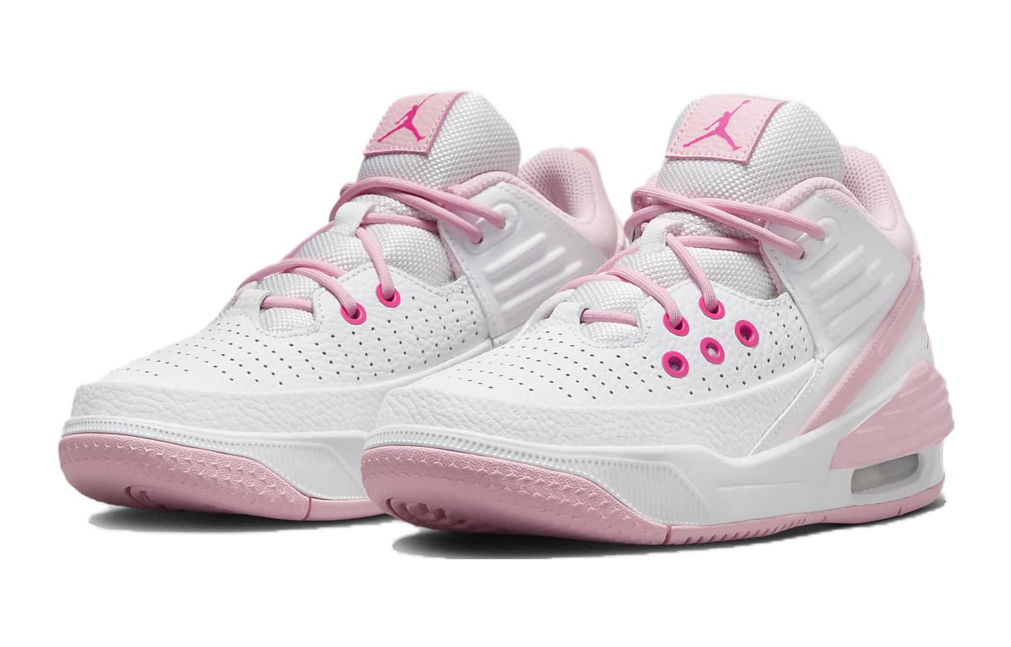 (GS) Air Jordan Max Aura 5 'White Soft Pink' FD8789-116