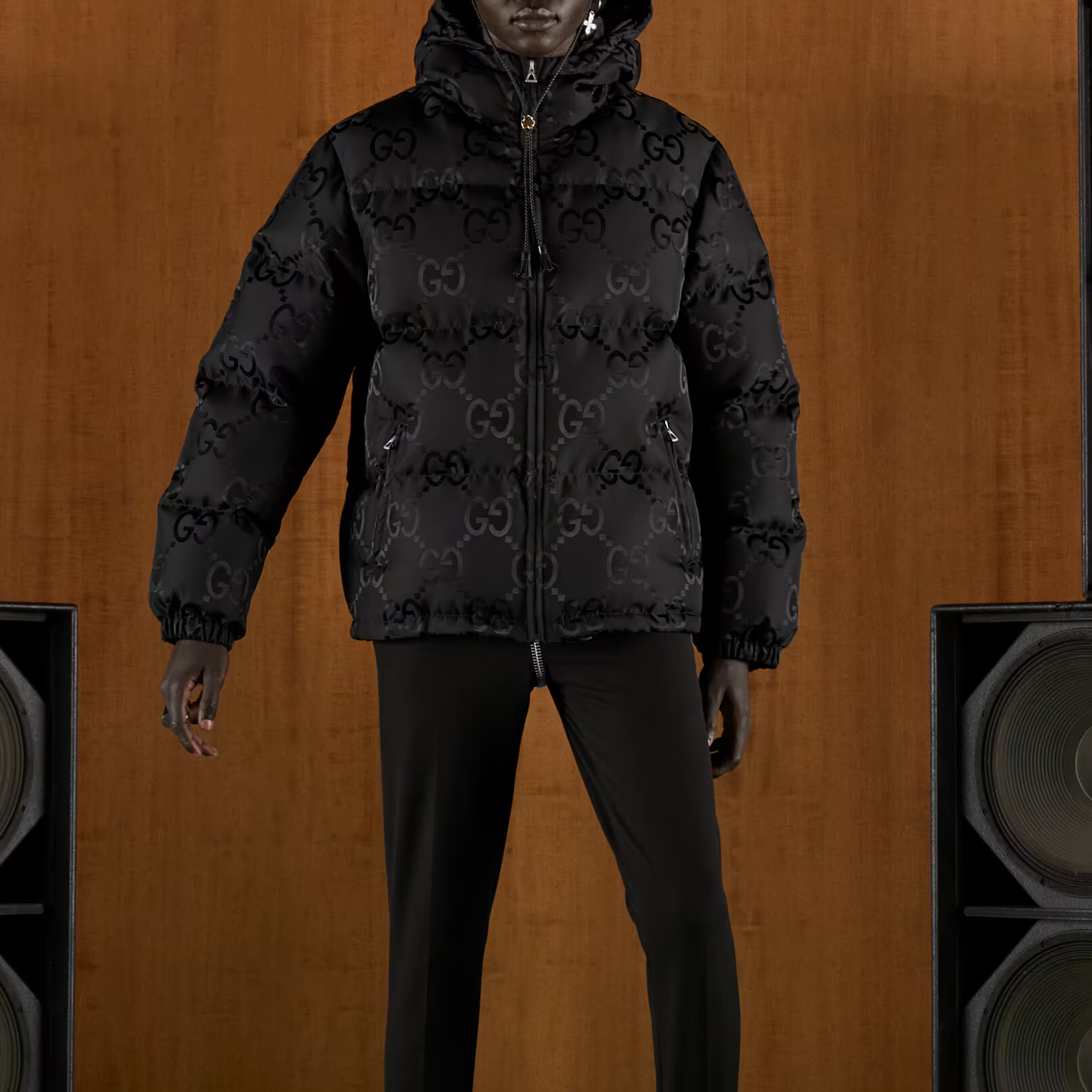Gucci Jumbo GG Canvas Jacket 'Black' 698710-Z8A2S-1000