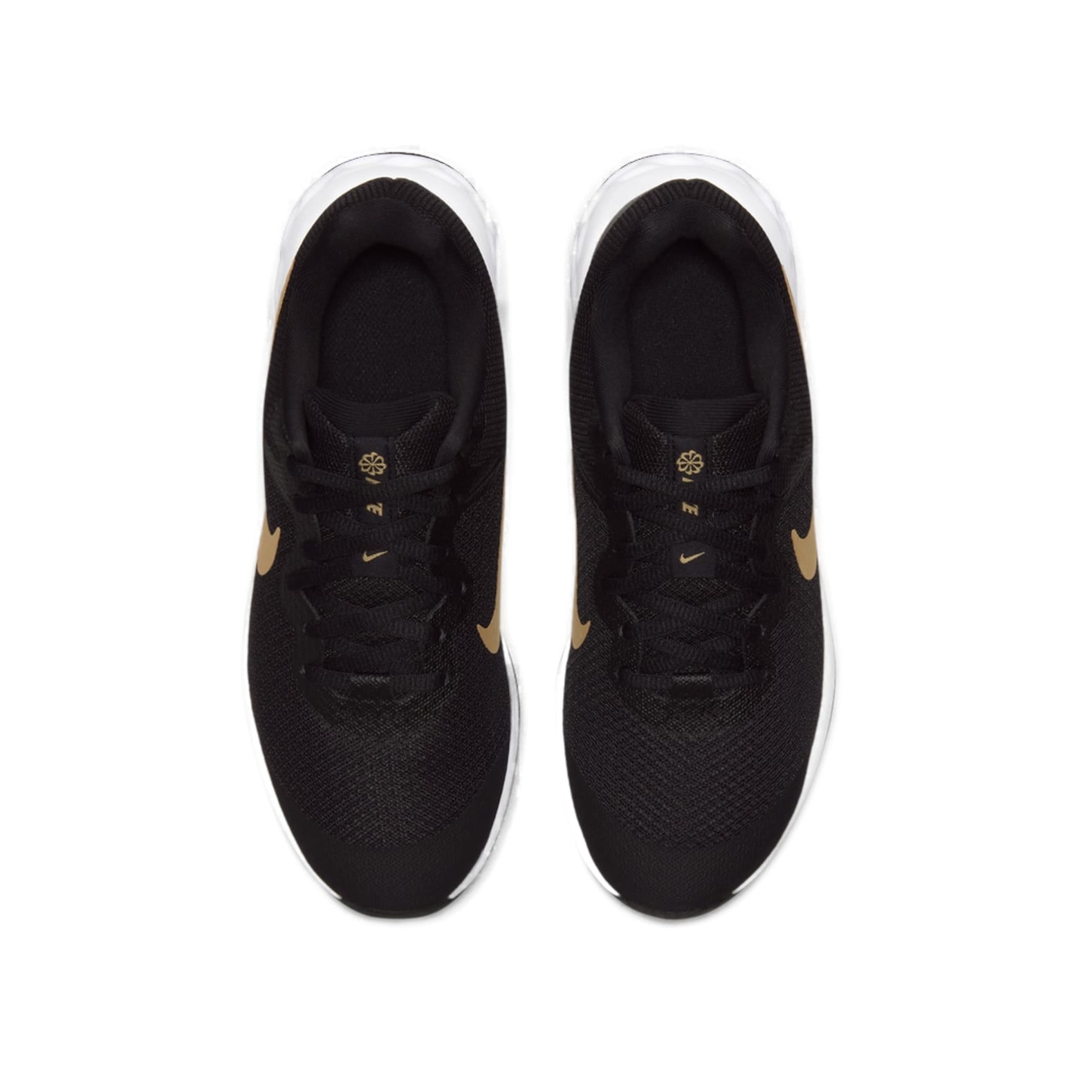 (GS) Nike Revolution 6 'Black Metallic Gold' DD1096-002