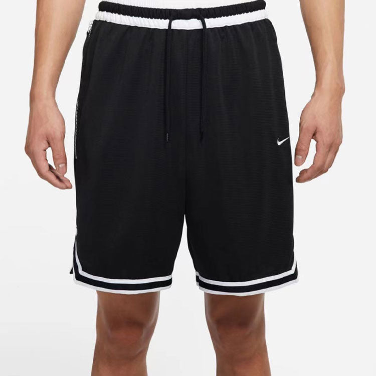 Nike Contrasting Colors Line Detail Lacing Straight Shorts Black DR7229-010