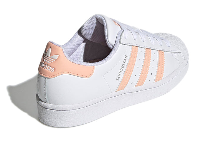 (GS) adidas Superstar 'White Haze Coral' GZ9097