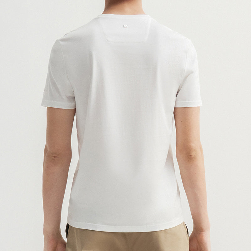 Men's FILA Short Sleeve White T-Shirt F11M032102F-WT