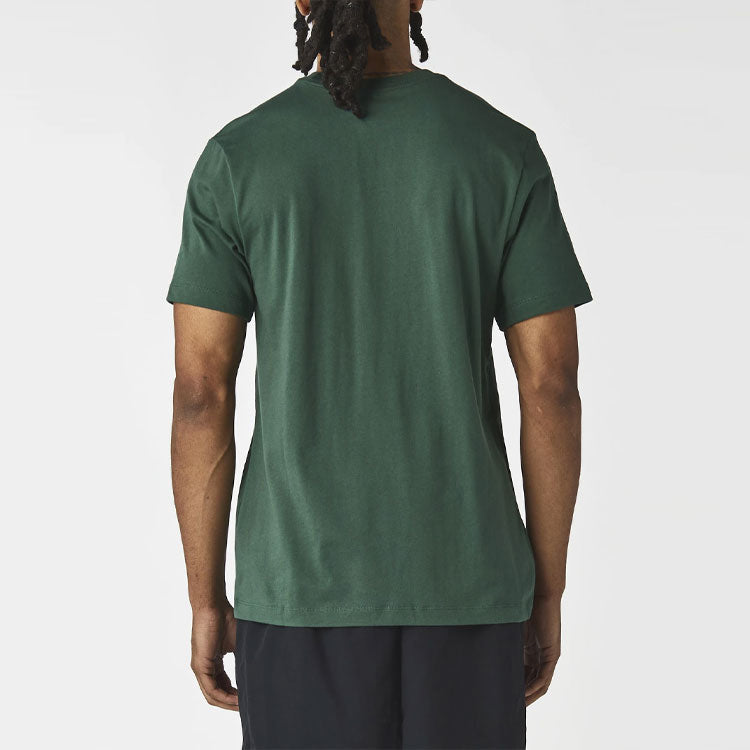 Air Jordan Paris Saint-Germain Logo Printing Sports Round Neck Short Sleeve Green DB6510-333