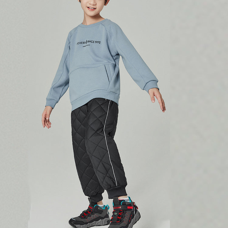 (GS) Skechers Woven Lined Cotton Pants 'Black' L422B011