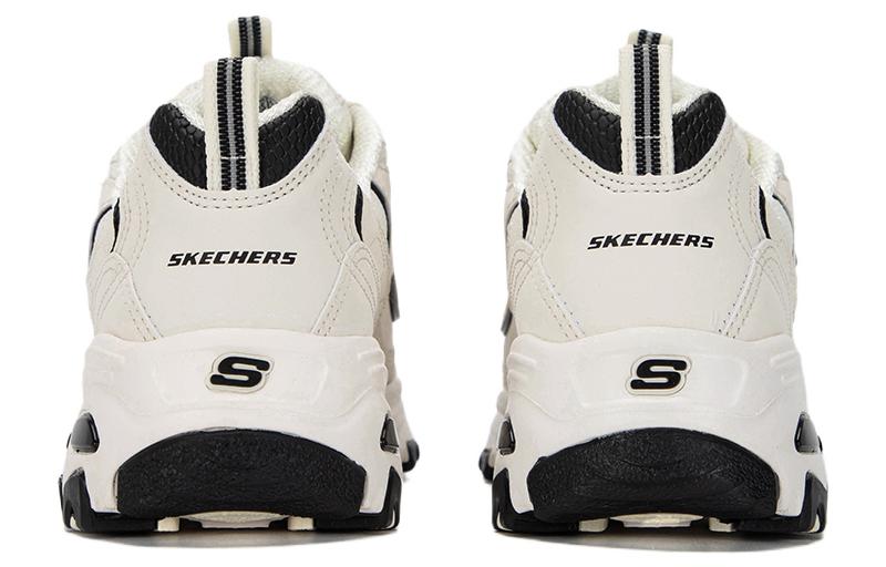 (WMNS) Skechers D'LITES 1.0 'White' 896184-NTBK