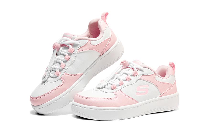 (GS) Skechers Skate Shoes 'Pink White' 319499L-WTPK
