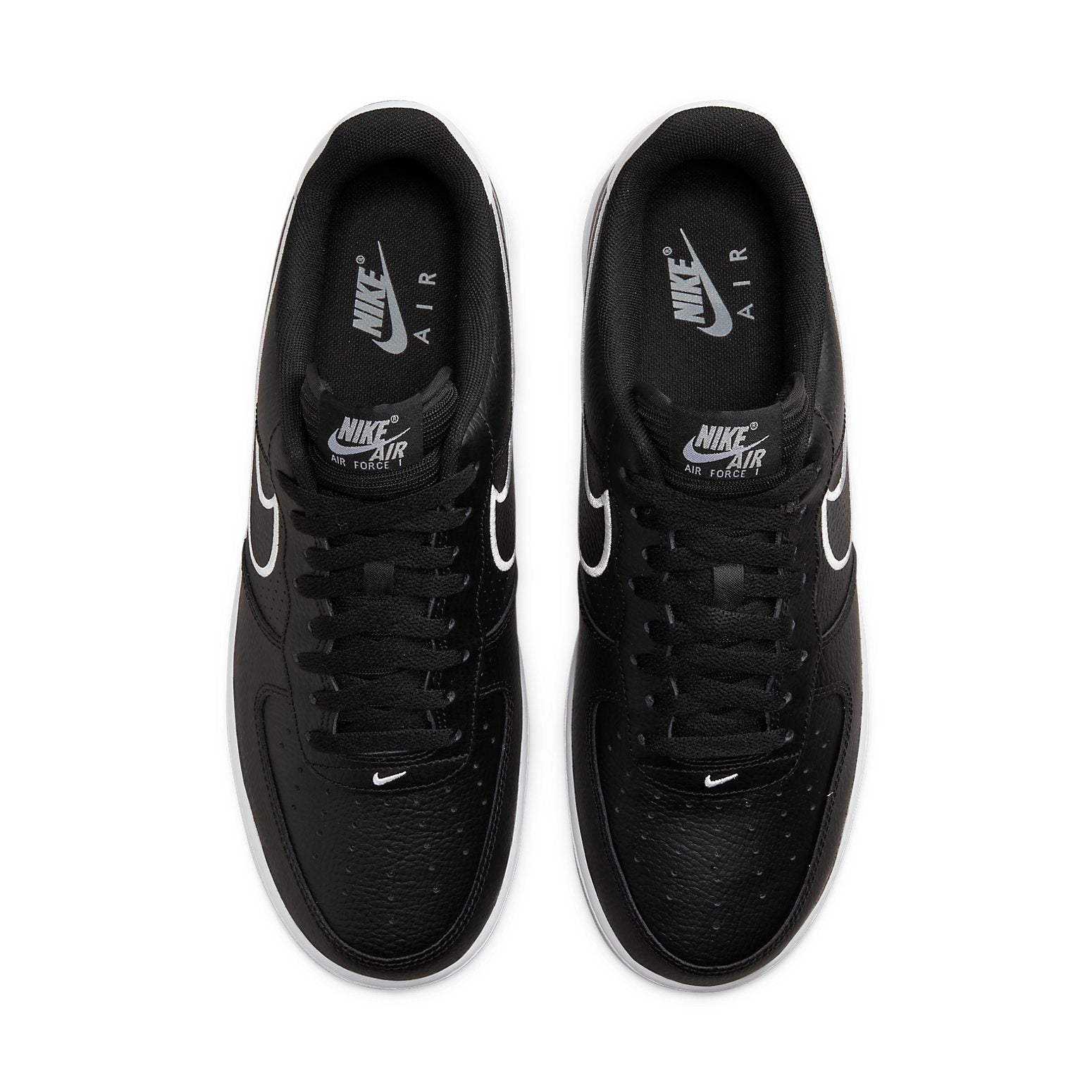 Nike Air Force 1 '07 'Embroidered Swoosh - Black' FJ4211-001