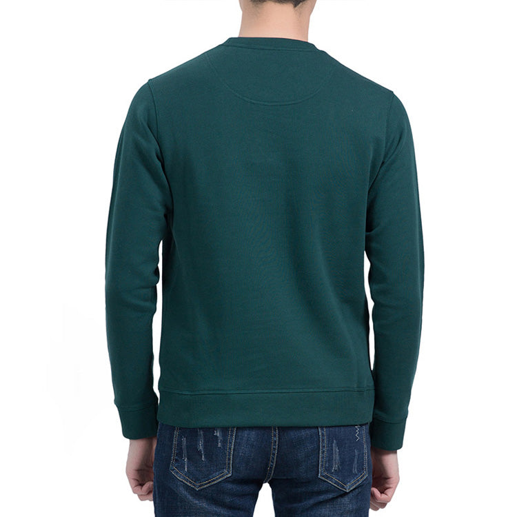 Men's KENZO Eye Logo Pullover Long Sleeves Dark Green 5SW0554XC-55