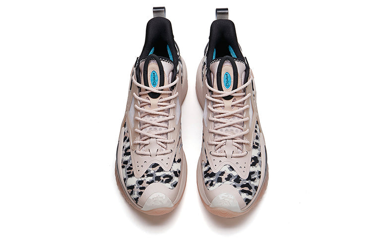 ANTA Shock Wave 3 Pro 'Light Brown Leopard Print' 112221619-3