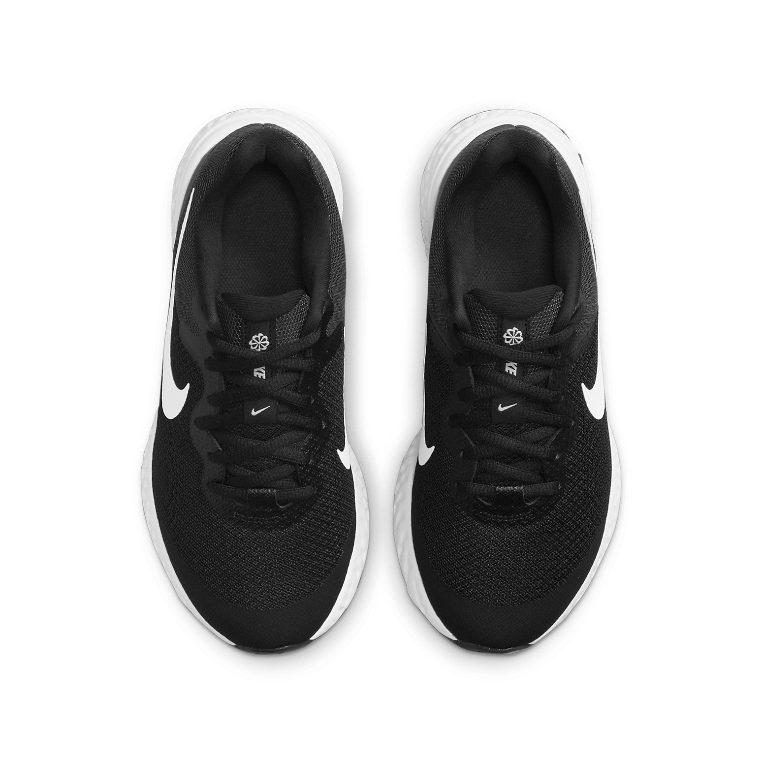 (GS) Nike Revolution 6 4E Wide 'Black White' DN8207-003