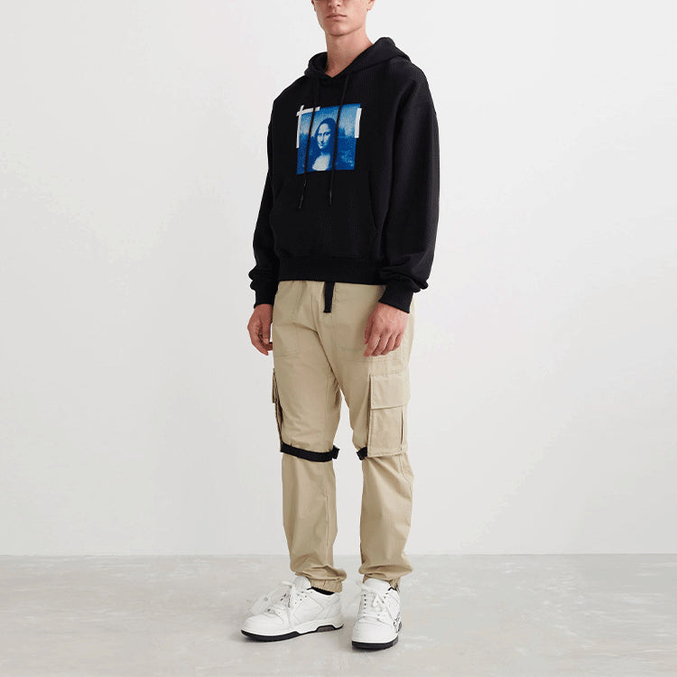 Men's Off-White SS22 Mona Lisa Painting Black OMBB037C99FLE0051045
