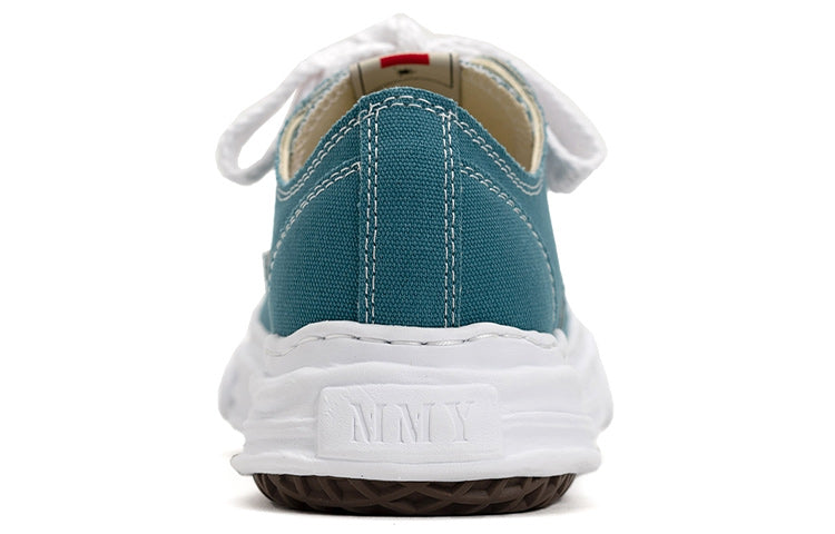 Maison MIHARA YASUHIRO HANK OG Sole Canvas Low-top Sneaker 'Blue' A05FW702-WHTGRN
