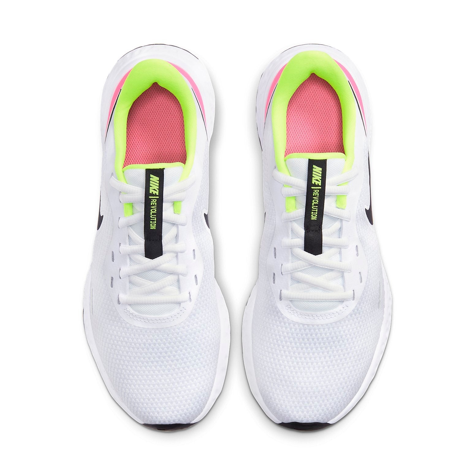 (WMNS) Nike Revolution 5 White/Pink/Green CZ8142-100